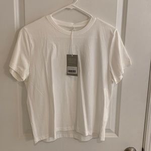 Everlane Organic Cotton Box-Cut Tee white